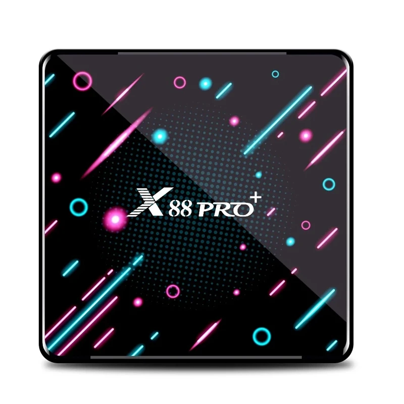 X88 PRO PLUS Android 9 0 Smart TV Box UHD 4K медиаплеер RK3368 4 ГБ/32 ГБ 2 4G/5G двухдиапазонный WiFi BT4.0 100 м LAN