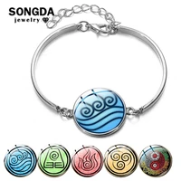 songda bracelet for women new avatar the last airbender glass convex pendant couple bracelets adjustable bangles fashion jewelry