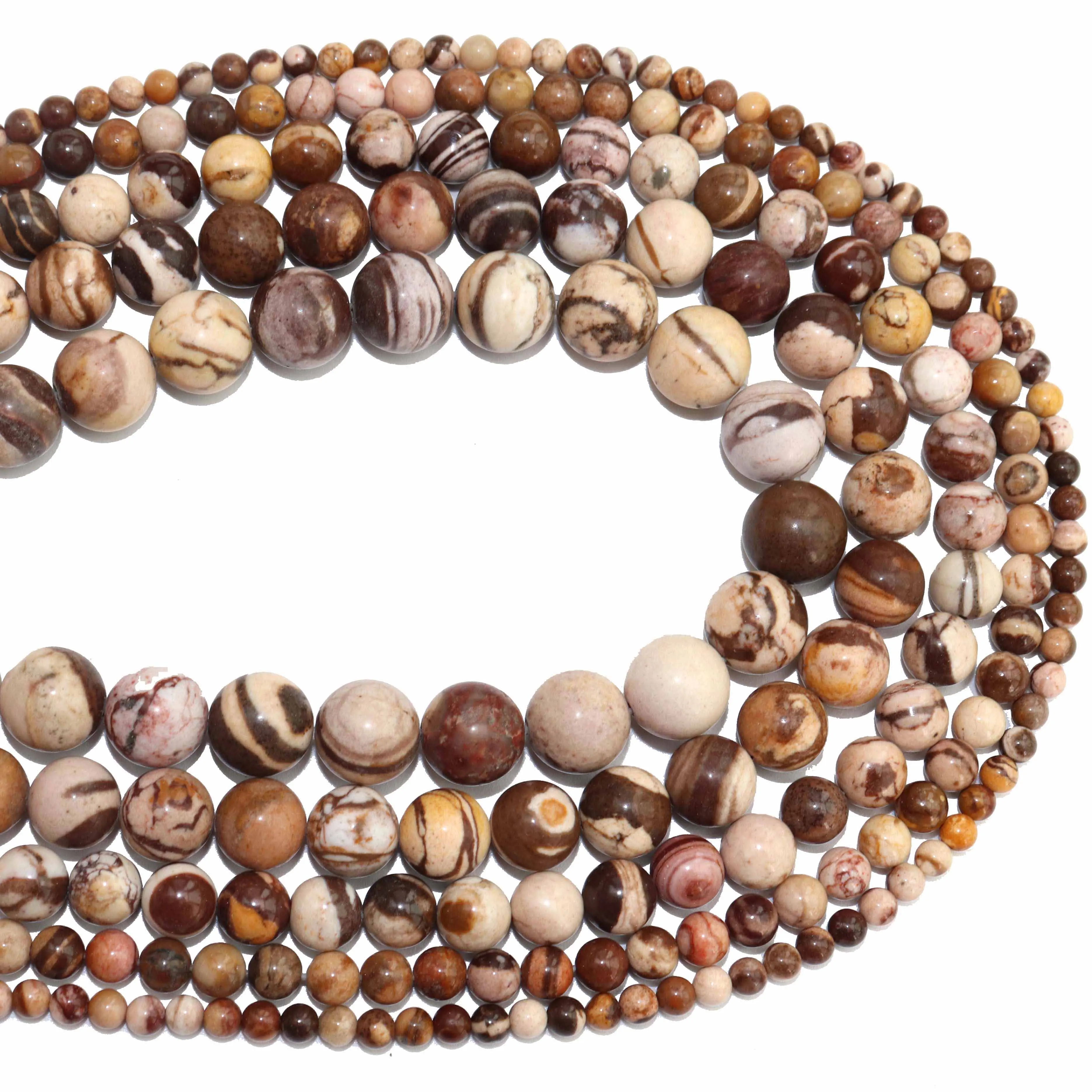 Бесплатная доставка натуральный камень австралийская Зебра Jaspers Камень круглые