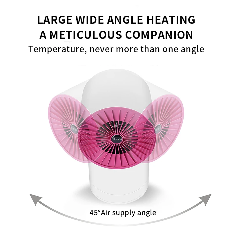 Мини электрический обогреватель теплого воздуха портативный домашний офис