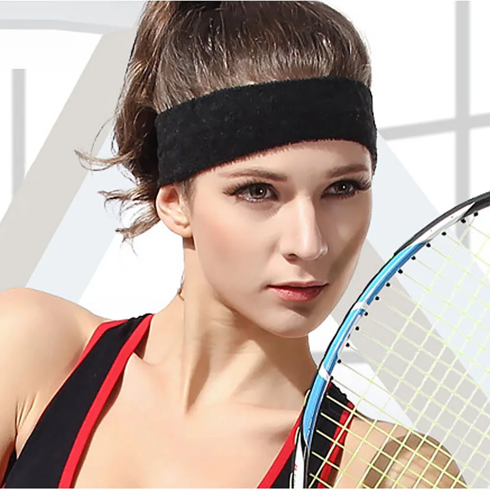 1 шт. эластичные впитывающие повязки для пота йога беговая повязка на голову