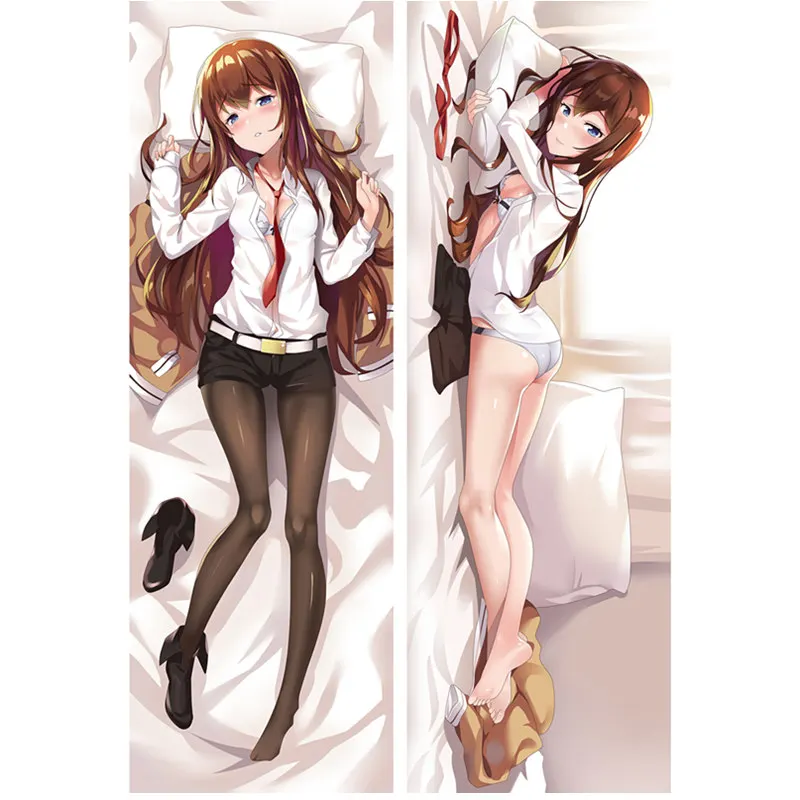 2WAY ; аниме «steins Gate, накидка для подушки, дело Dakimakura сексуальная девушка 3D двухсторонняя постельное белье облегающие наволочки для подушек по индивидуальному заказу SG01A - Цвет: 2WAY