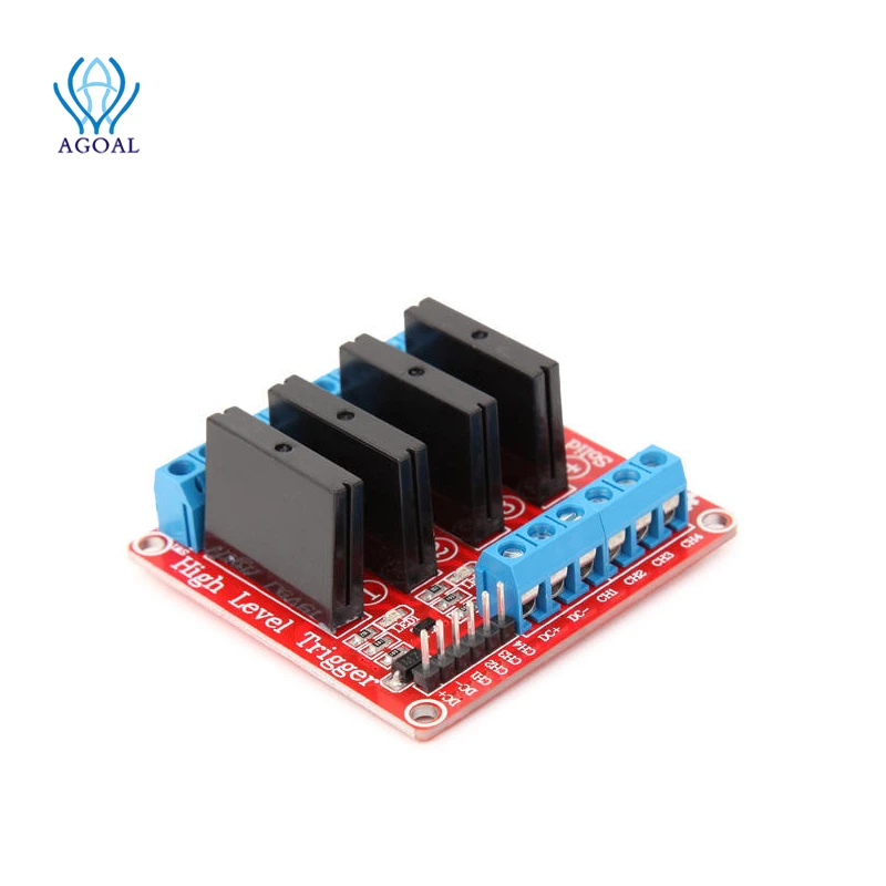 Твердотельное релейное устройство 5 В 4 канала высокая выходная мощность