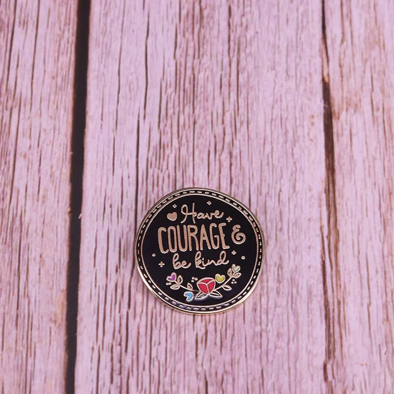 

LB224 Encourage Inspire Girls Hard Enamel Pins Women Men Badge Backpack Collar Lapel Fashion Jewelry