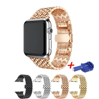 stainless steel strap for apple watch band 42mm38mm iwatch 4 band 44mm 40mm butterfly watchband bracelet apple watch 4 3 2 1