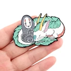 DZ2171 Необычные эмалевые броши в японском стиле аниме для рюкзака, сумки, значки, украшения для лацканов, ювелирные изделия, подарки для детей, друзей на день рождения