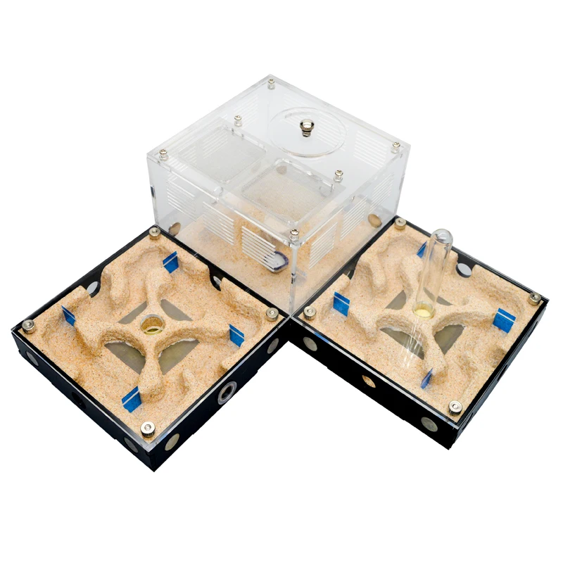 

NEW High Grade Concrete Ant Farm with Water Tower Unlimited Expansion Ant Nest Ant House Moisturizing Anthill House Insect Box
