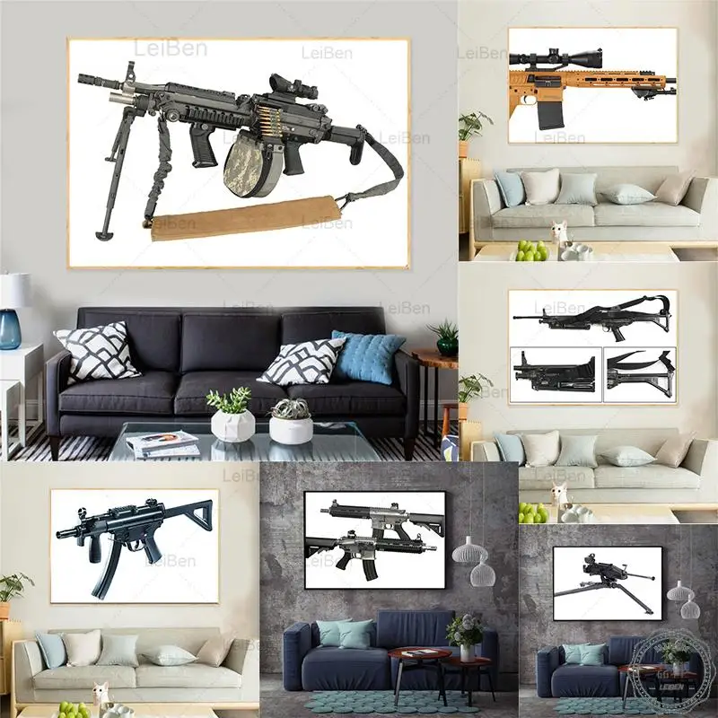 

Минималистичная Настенная картина, холст, живопись, пистолет, картины и принты для современного домашнего интерьера комнаты мальчика