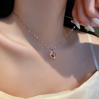 necklace south korea small public design choker simple elegant super fairy temperament collarbone chain