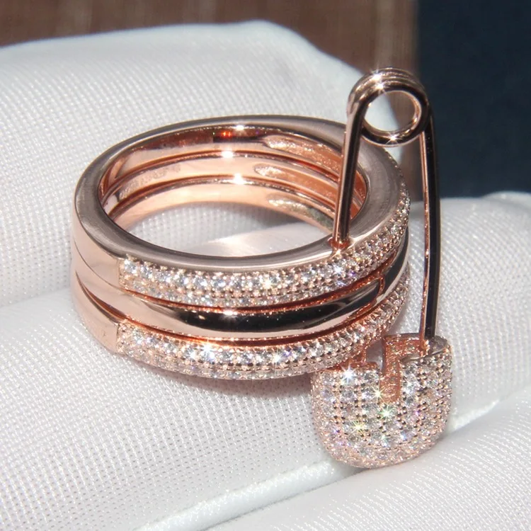 Новый дизайн в одном стиле Три 925 пробы серебро 3 Круги Цвета палец кольцо с