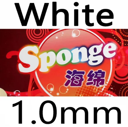 white0.5mm 61 секундная высокая эластичность губка для настольного тенниса - Цвет: white0.5mm