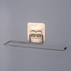 Многофункциональная вешалка для полотенец, держатель для бумажных полотенец из нержавеющей стали, полка без сверления, стеллаж для хранения для кухни, ванной, туалетных принадлежностей