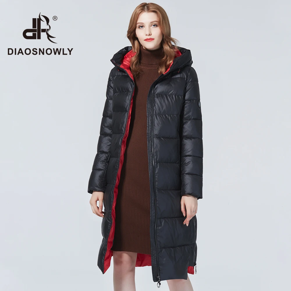 Diaosnowly 2020 Пуховики Женские Зимние Длинные Пальто На Зиму Куртка Женская Зимняя