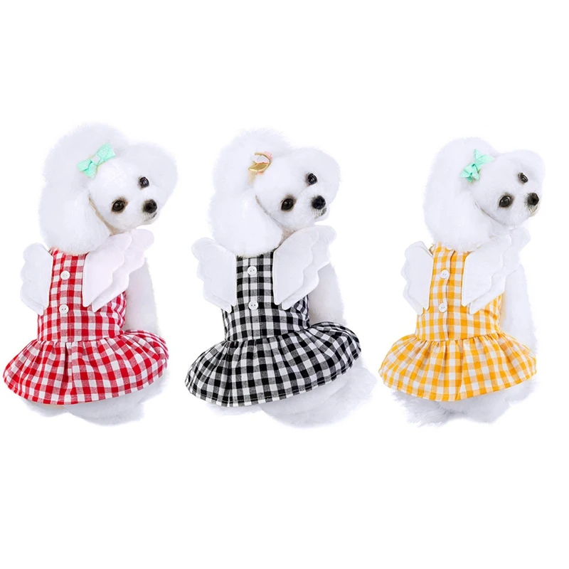 Одежда для собак платье маленьких милое принцессы весенне летнее кружевное