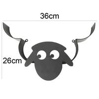toilet paper holder cartoon animal pattern wall mounted iron sheep cow roll paper storage rack for bathroom