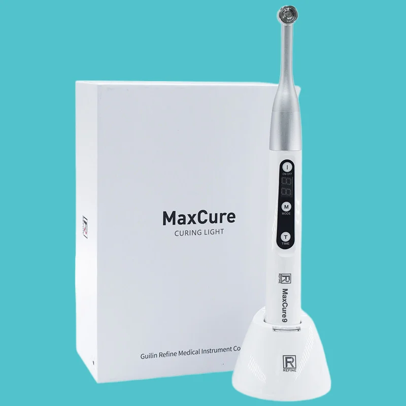 Dental Wireless Curing Light Dentist Cordless LED.B Curing Lamp Output Intensity 2300-2500mw/cm2