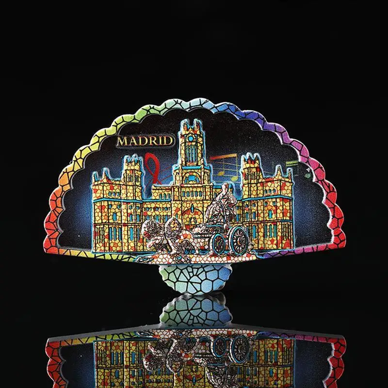 Магнитная наклейка на холодильник, 3D Полимерная скульптура в виде здания, магнитная наклейка на холодильник, туристическая сувенирная рамка, домашний декор, стиль 2
