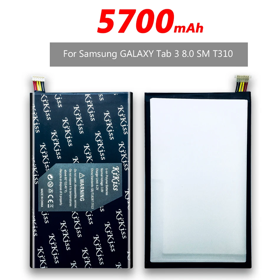Бесплатный инструмент 5700 мАч для Samsung GALAXY Tab 3 8 0 SM T310 T311 T315 SM-T310 планшет