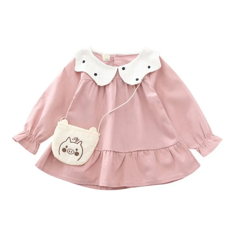 Детская одежда для девочек Платье Сезон весна-осень Повседневное платье в