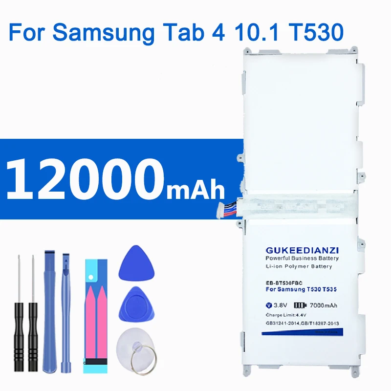 12000 мАч EB-BT530FBC батарея для планшета samsung GALAXY Tab 4 SM T530 T531 T535 литий-ионная литий-полимерная батарея