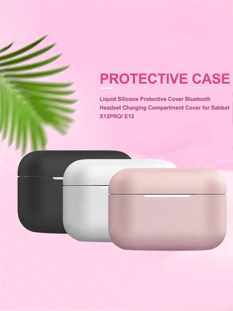 Жидкий силиконовый защитный чехол Bluetooth гарнитура зарядный отсек для Sabbat X12PRO/E12