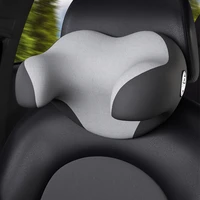 fashion u shape neck support car seat headrest comfort memory cotton pad integrated surface design travel sleeping headrest
