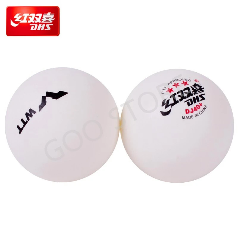 

2021 New DHS WTT 3 Star Table Tennis Ball (WTT Official Ball) Original DHS DJ40+ 3-Star Ping Pong Balls