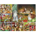 Алмазная 5D живопись сделай сам, Набор для вышивки крестиком с изображением животных, мозаика стразы на ферме, домашний декор