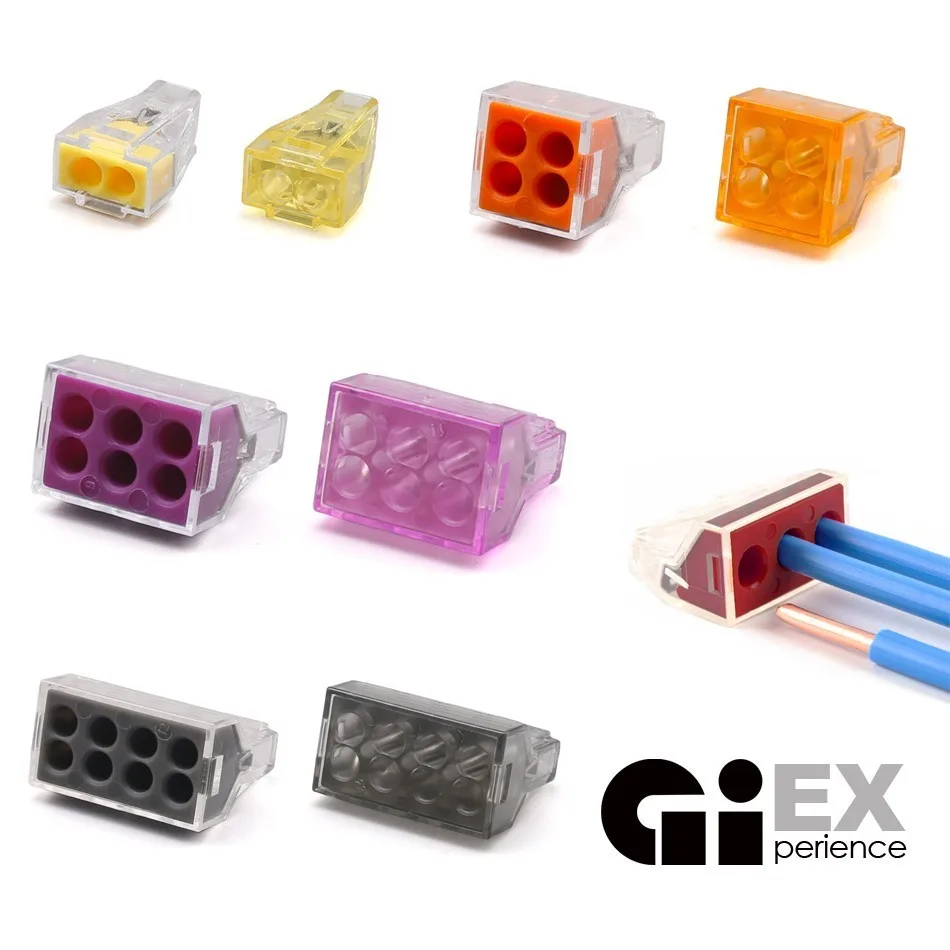 30 шт./лот быстрый разъем провода солнечный проводник автомобильный клеммный блок соединительный кабель для