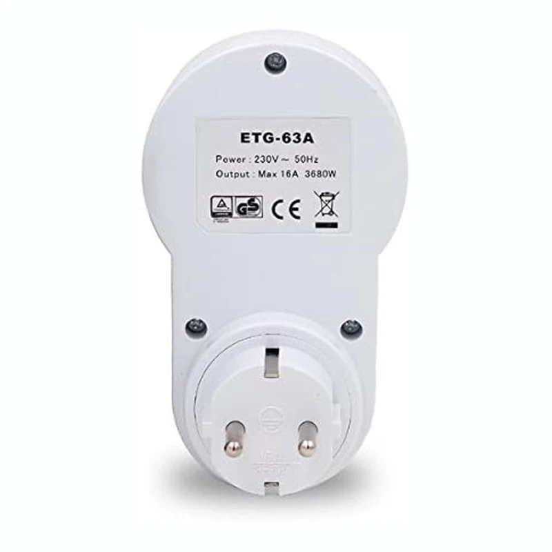 Умная розетка с таймером программируемая электронная цифровая европейской