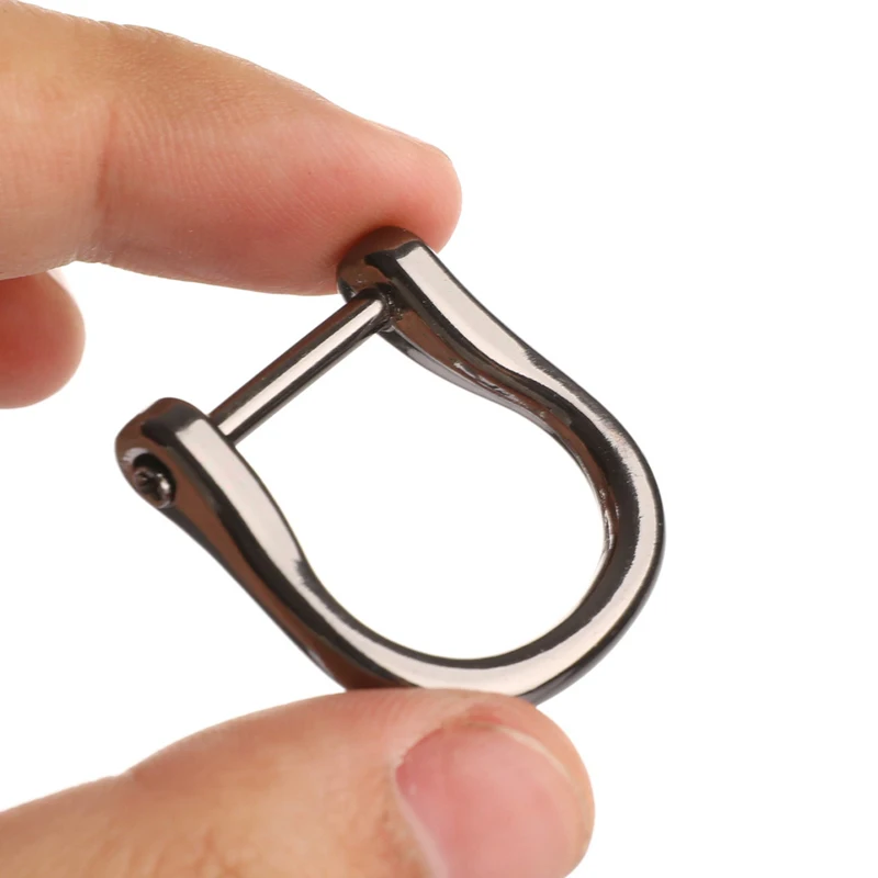 

Detachable Removable Open Screw D Ring Buckle Shackle Clasp Leather Craft Bag