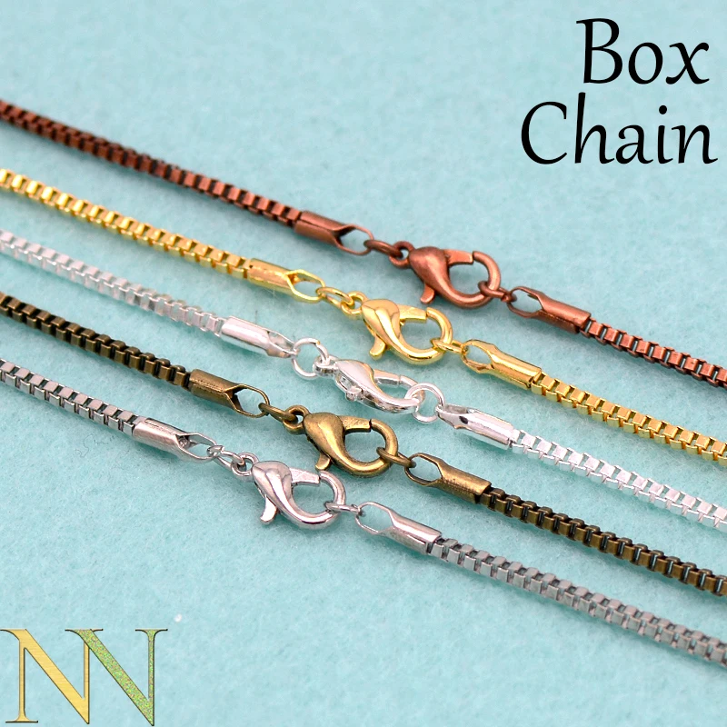 Ожерелье цепочка женское с золотым/серебряным покрытием и бронзовым/медным 20