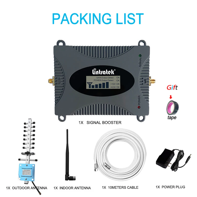 CDMA AWS 4G Signal Amplifier 2100 GSM LTE Cellular 1800 2G 3G UMTS WCDMA 850 900 1700/2100MHz Booster DCS Cell Phone Repeater