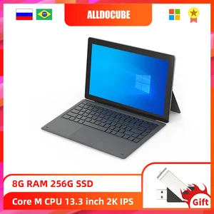 alldocube knote 8 lite 13 3 inch 2k ips intel core m windows 10 tablets m3 6y30 tablet pc 8gb ram 256gb rom ssd knote8 win10 free global shipping