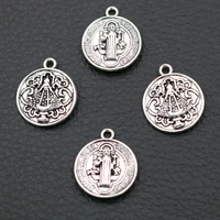 10pcs retro christian pendants holy father_god charms holy spirit charms diy handmade jewelry charms 21 18mm a2151