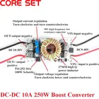 DC-DC 10A 250W повышающий преобразователь, Повышающий Модуль источника питания постоянного тока, регулируемый мобильный светодиодный драйвер питания для Arduino