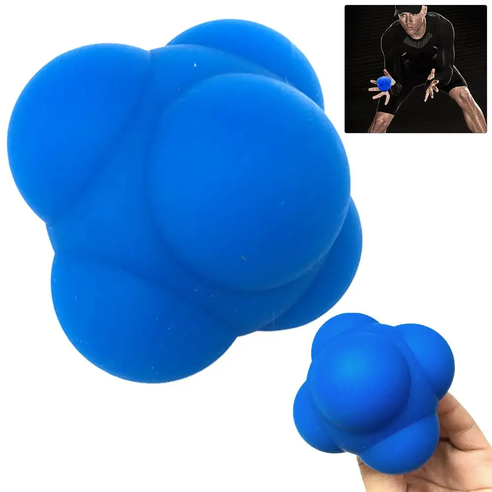 HiMISS Silicone Hexagonal Reaction Ball Agility Coordination Reflex Exercise Sports Fitness Training | Спорт и развлечения