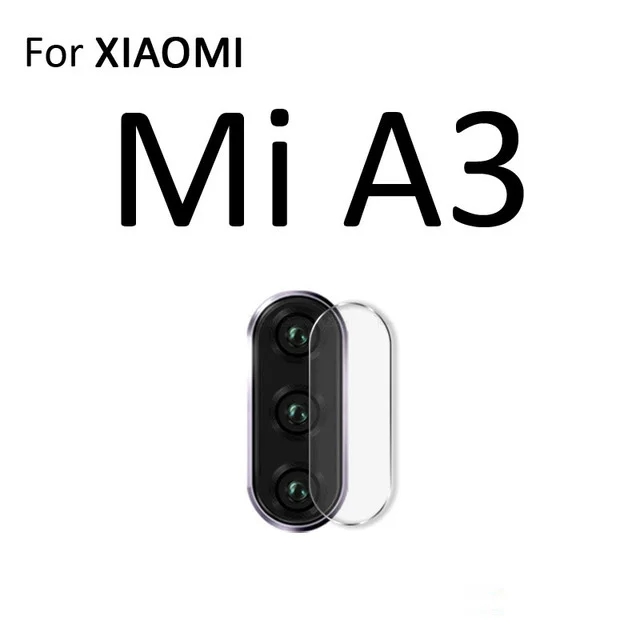 Задняя камера из закаленного стекла для объектива Xiaomi mi 9T Pro A3 Защитная пленка для экрана для Red mi Note 8 7 6 5 Pro на Red mi 7 7A 6 6A 5 Plus - Цвет: For Mi A3