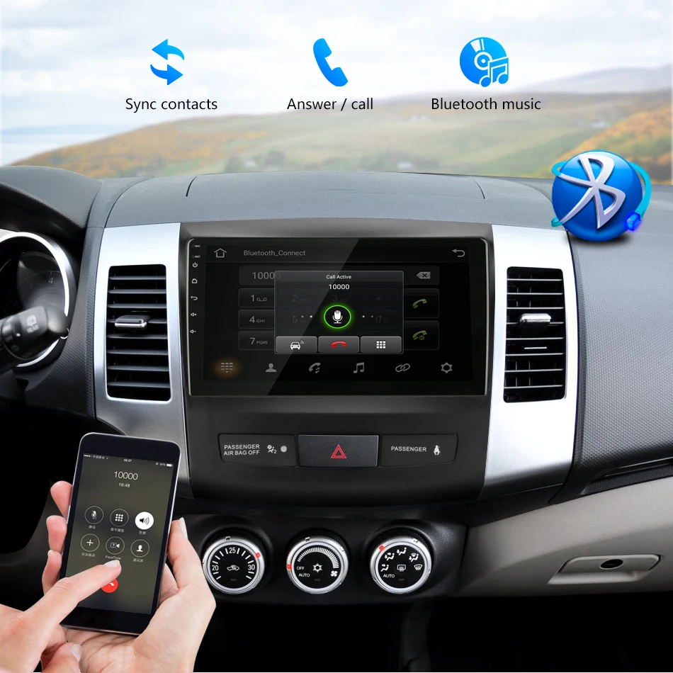 2 Din 2G+32G Android 8.0 Car Radio for Mitsubishi Outlander Xl 2 CW0W 2005-2012 Navigation GPS Coche Players DVD Head Unit RDS
