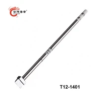 gudhep solder iron tip t12 1401 spade scraper spatula soldering iron tip for hakko fx 951 soldering station fm 2027 fm 2028