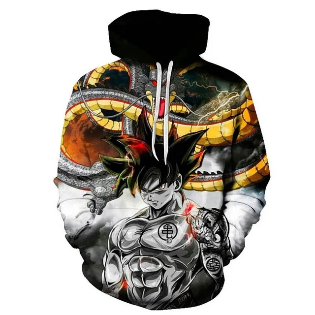 LW208 Дизайн Dragon Ball Z 3D толстовки для мужчин/женщин пуловеры толстовки сильный Гоку печати мужской с капюшоном спортивные костюмы с капюшоном - Цвет: LW208