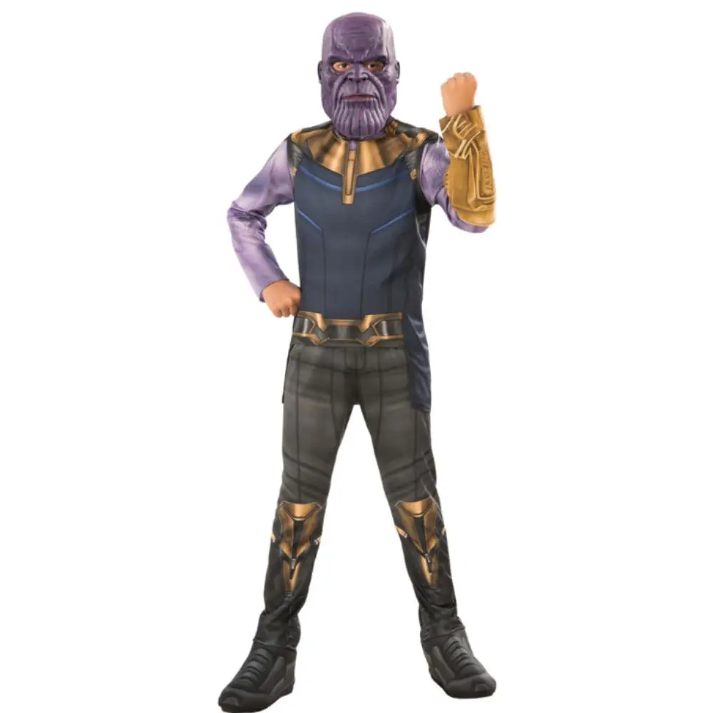 Танос маска для косплея Детский костюм супергероя детское платье на Хэллоуин