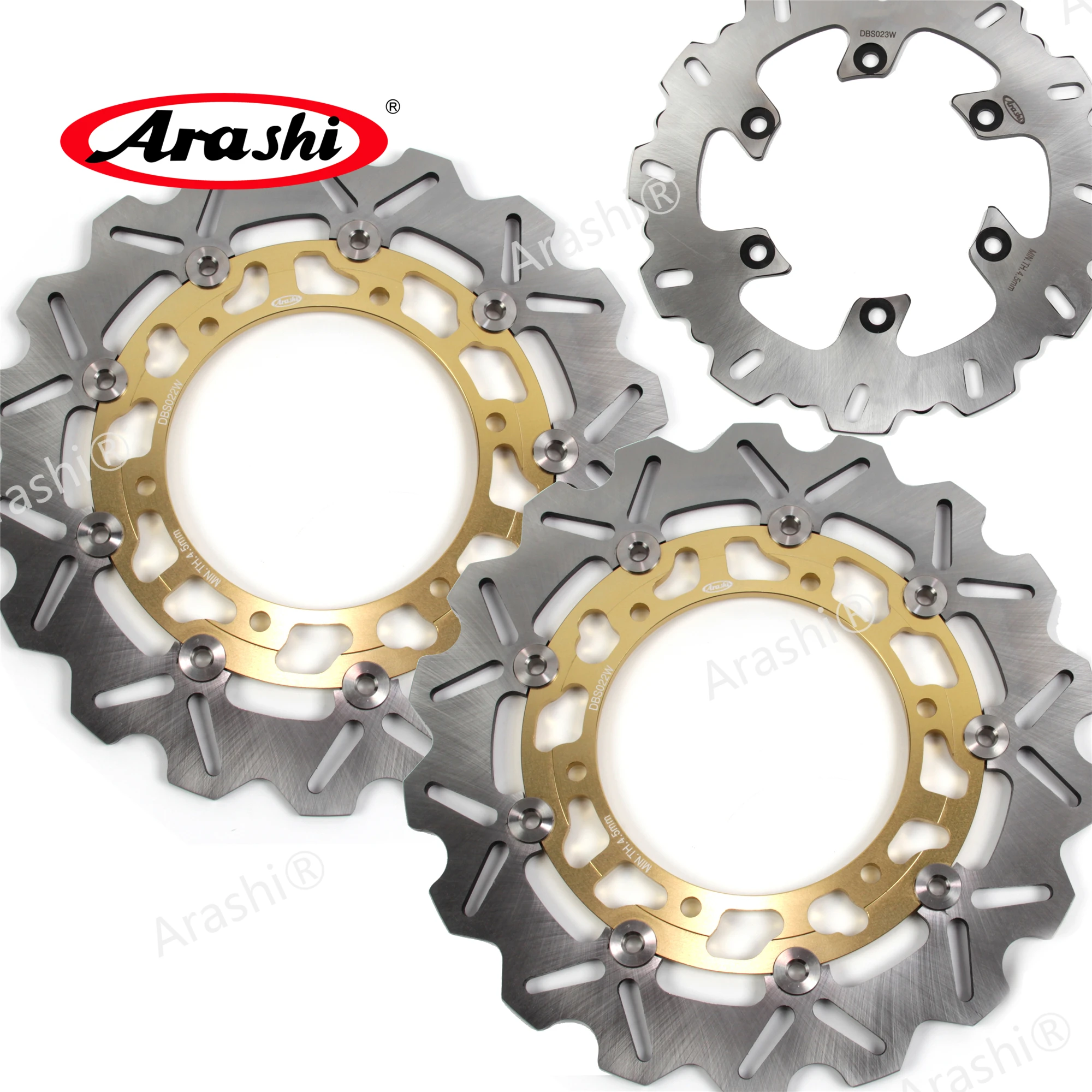 

Arashi XJ600N CNC Aluminium Front Rear Brake Rotors Disc For YAMAHA XJ N 600 XJN600 1998 1999 2000 2001 2002 2003 Floating Disk