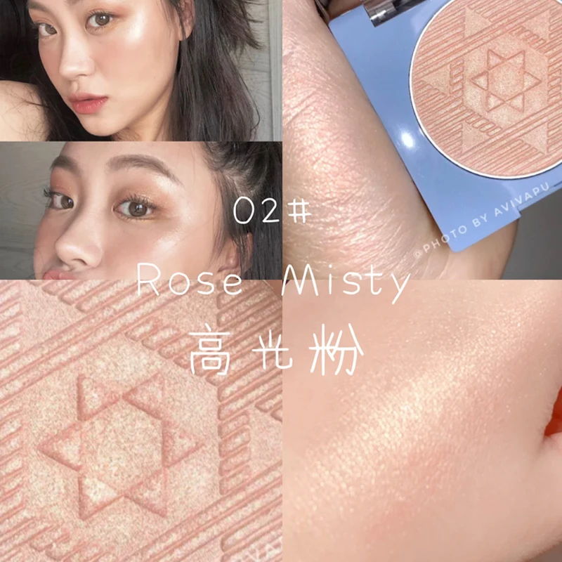 Блеск для лица хайлайтер бронзер палитра Мерцающий порошок макияж светящиеся