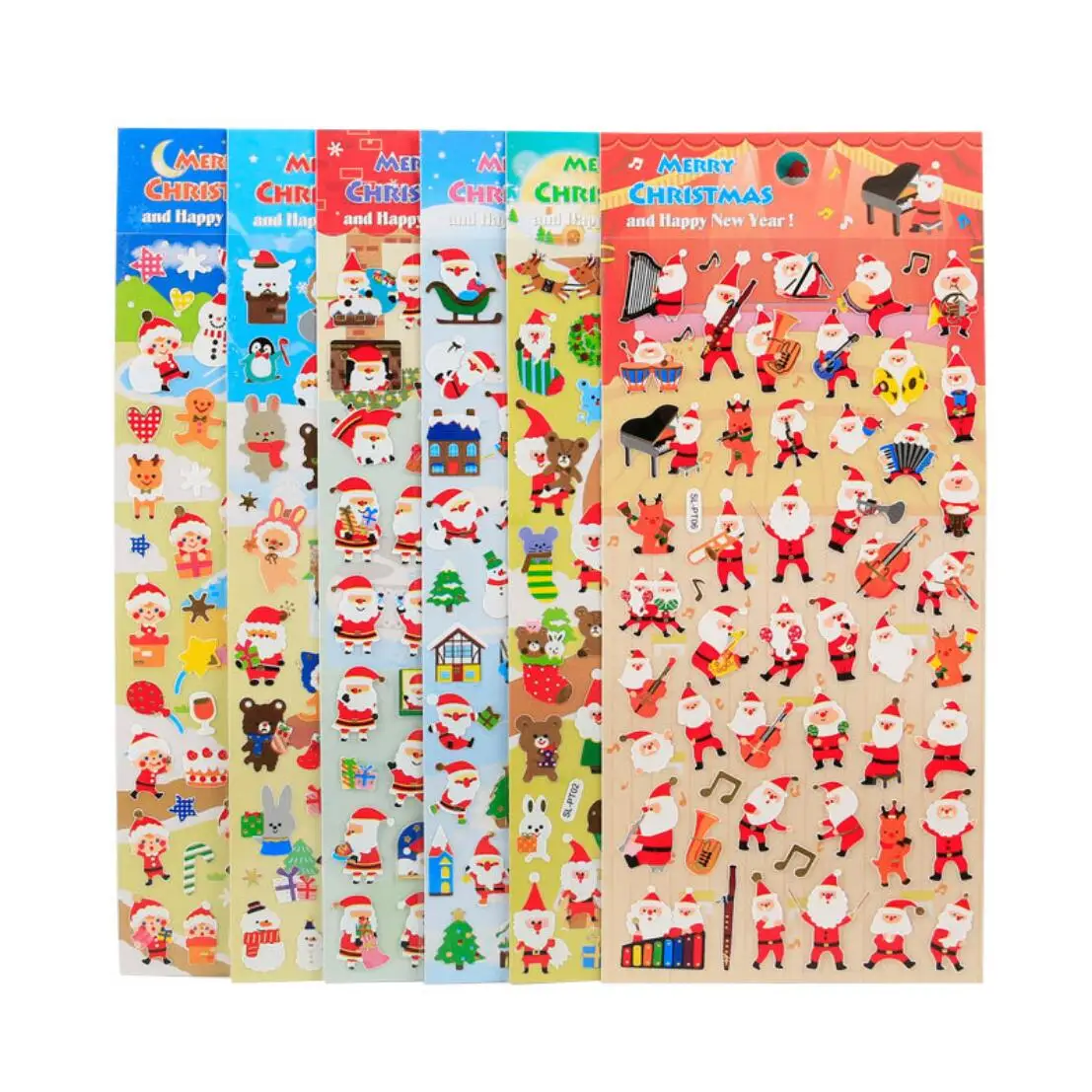 

Счастливого Рождества Golding Рождество специальные клейкие наклейки Скрапбукинг Сделай сам Дневник канцелярские наклейки милые