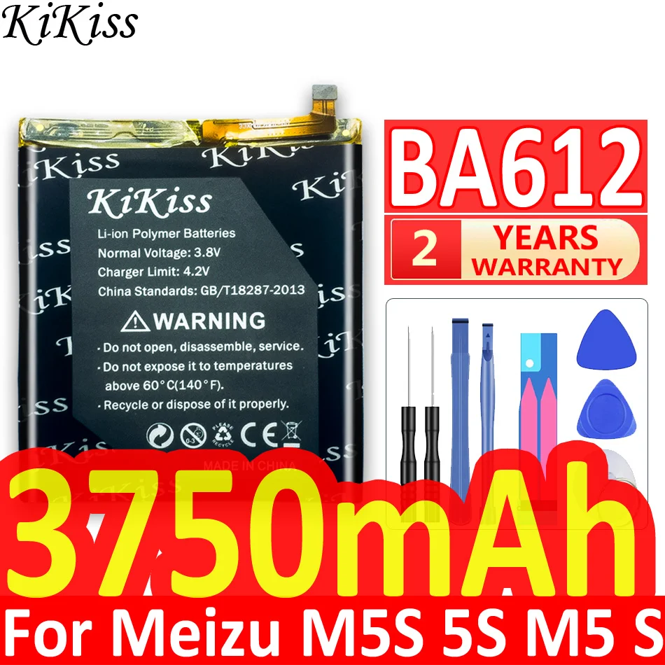 

Аккумулятор 3750 мАч BA612 для Meizu Meizy 5S M5 M5S M612Q M612M аккумулятор