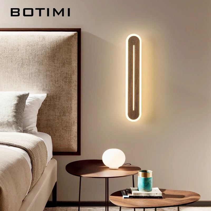 

2022 New Arrival Nordic Vertical Bar Wall Lamp For Bedroom Bedside Wall Sconce Modern Corridor Living Room Background Home DECO