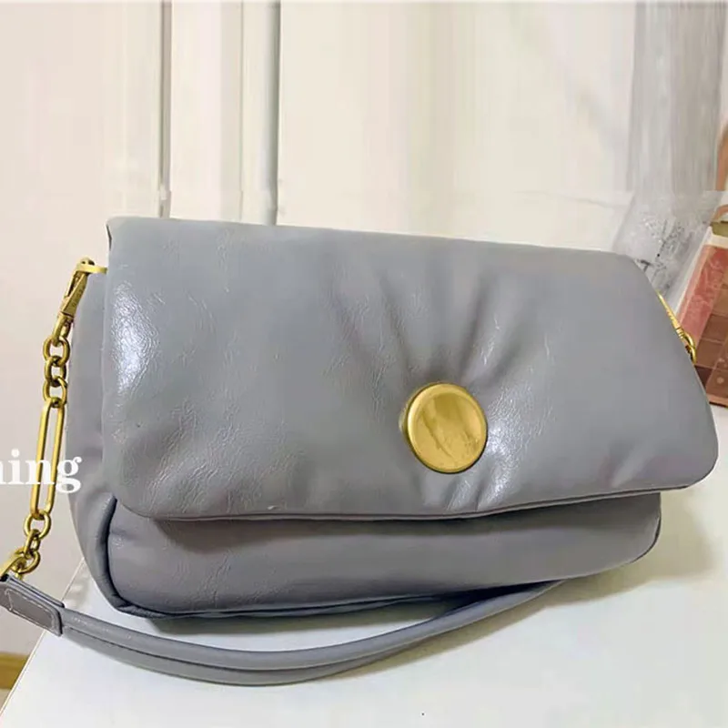 

Western Style Leisure All-match Press Flat Bottle Cap Buckle Ladies Rectangular Bag 2021 New Texture One-shoulder Messenger Bag