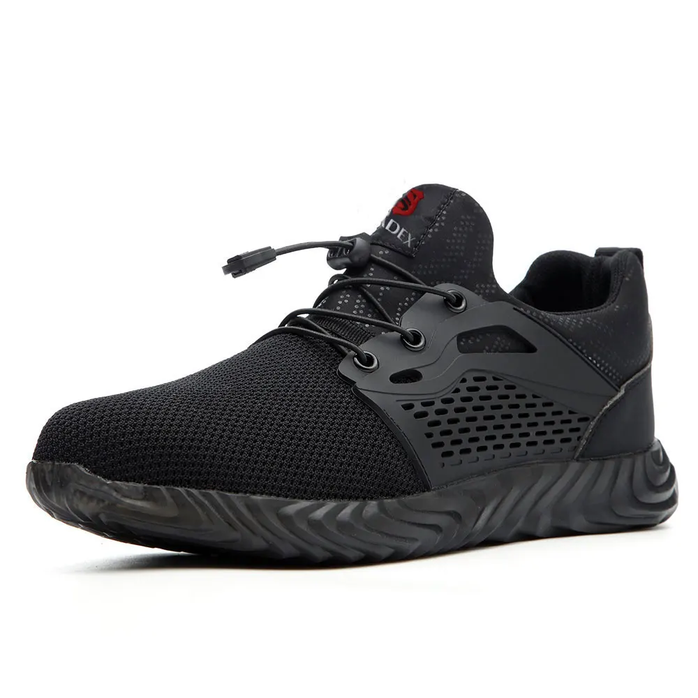 

Work Safety Shoes Men Breathable Steel Toe Working Boots Male Anti-smashing Construction Safety Shoes Sneakers Plus Size