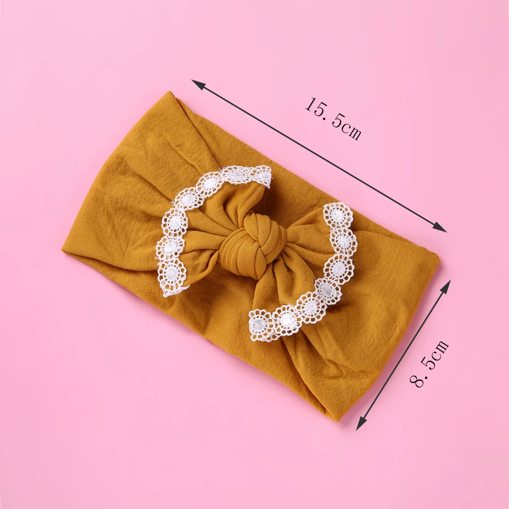 Повязка На Голову Нейлоновая широкая с бантом для девочек 27 шт./лот | Детская